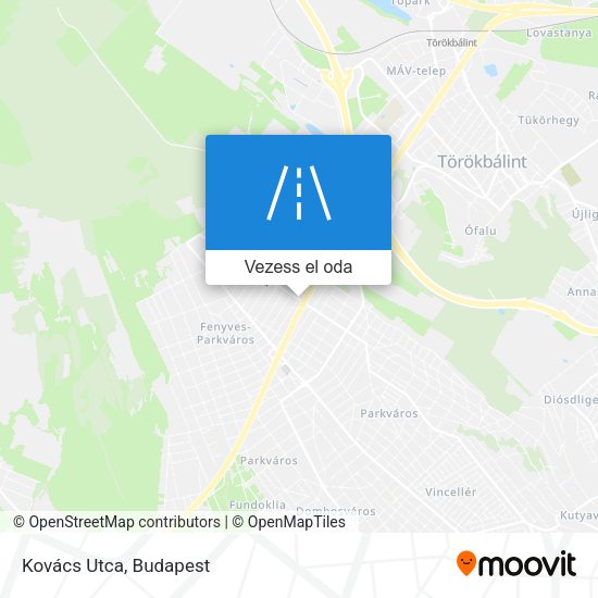 Kovács Utca térkép
