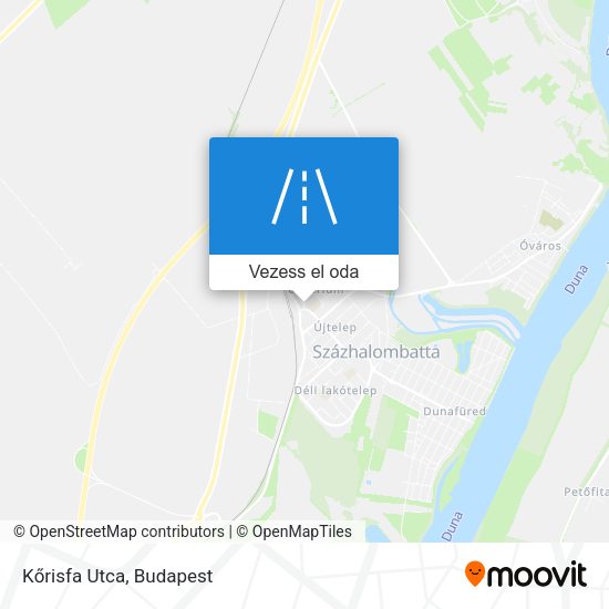 Kőrisfa Utca térkép