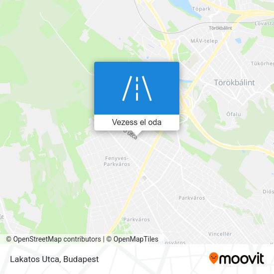 Lakatos Utca térkép