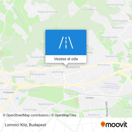Lomnici Köz térkép