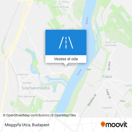 Meggyfa Utca térkép