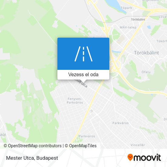 Mester Utca térkép