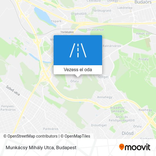 Munkácsy Mihály Utca térkép