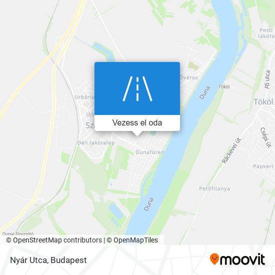 Nyár Utca térkép