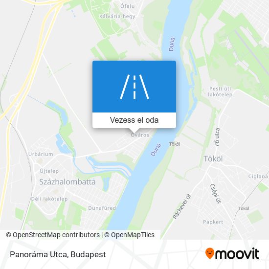 Panoráma Utca térkép