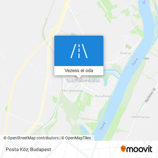 Posta Köz térkép