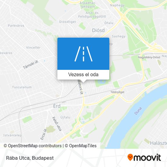 Rába Utca térkép