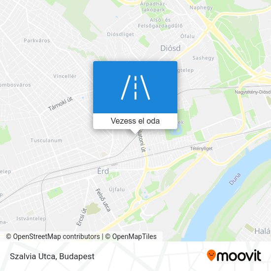 Szalvia Utca térkép