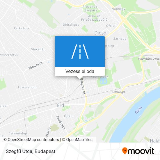 Szegfű Utca térkép