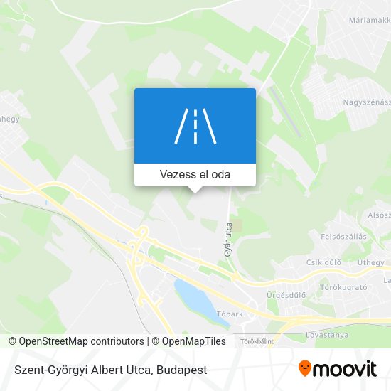 Szent-Györgyi Albert Utca térkép