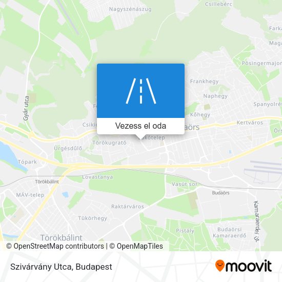 Szivárvány Utca térkép