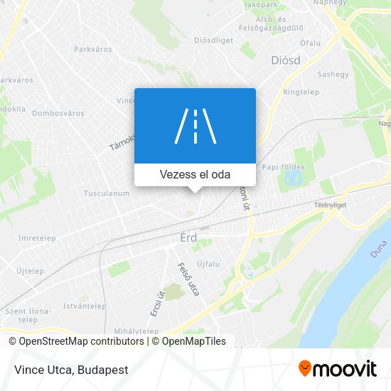 Vince Utca térkép