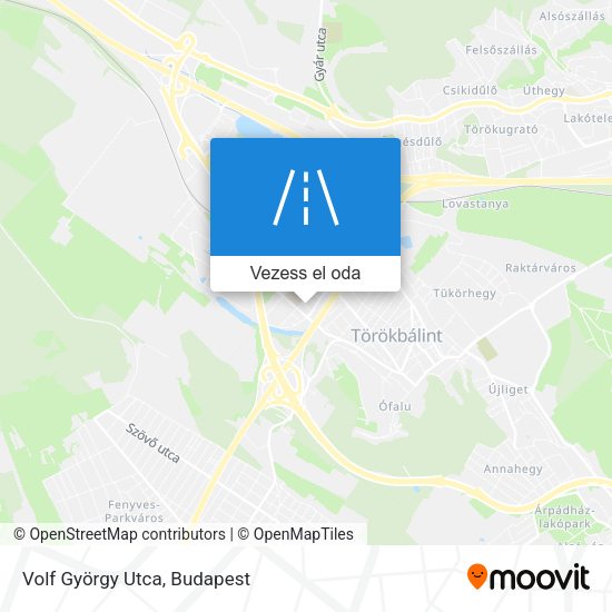 Volf György Utca térkép