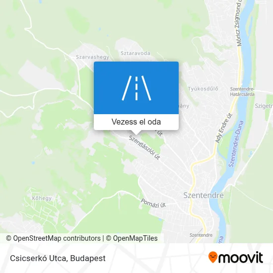 Csicserkó Utca térkép