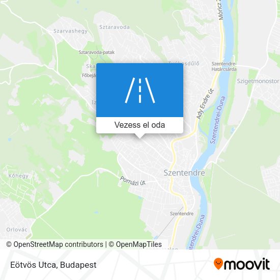 Eötvös Utca térkép
