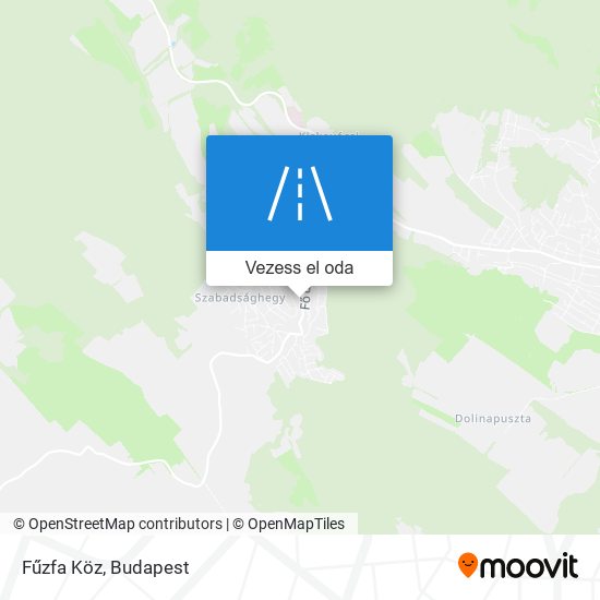 Fűzfa Köz térkép