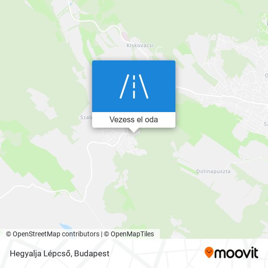 Hegyalja Lépcső térkép