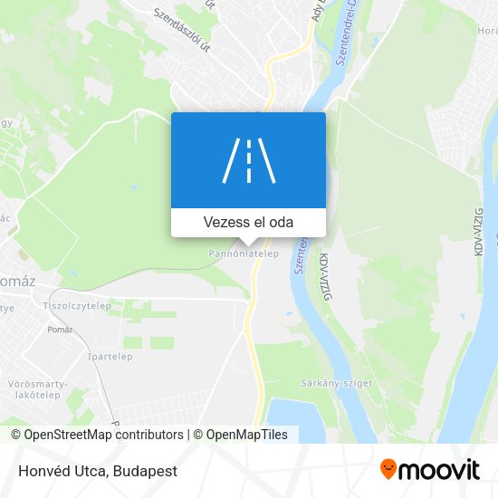 Honvéd Utca térkép