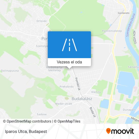 Iparos Utca térkép