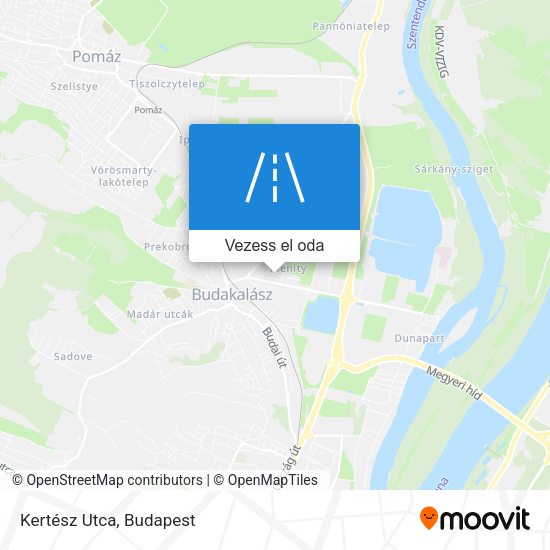 Kertész Utca térkép