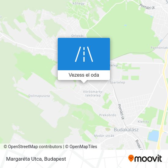 Margaréta Utca térkép