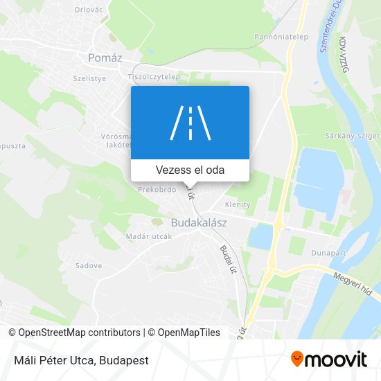 Máli Péter Utca térkép