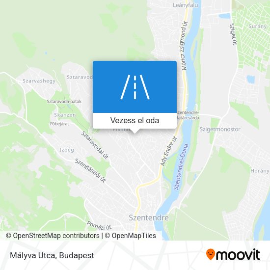 Mályva Utca térkép