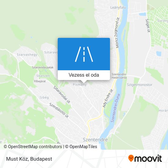 Must Köz térkép