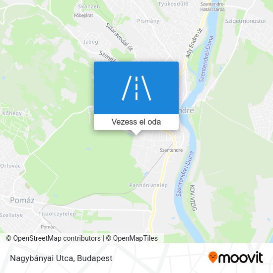 Nagybányai Utca térkép