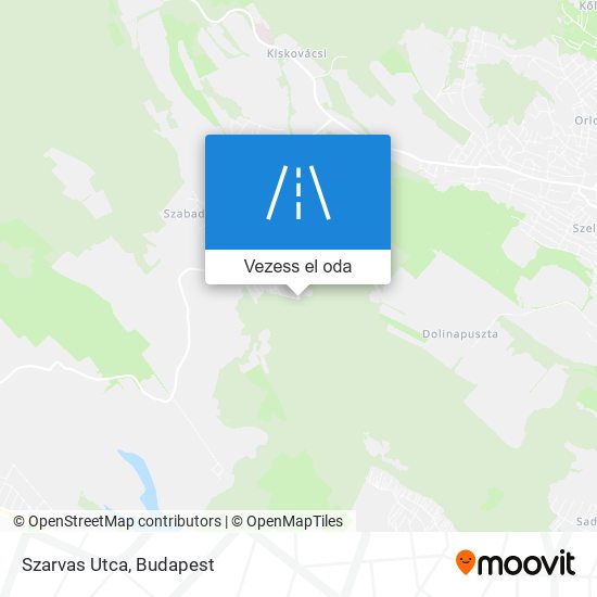 Szarvas Utca térkép