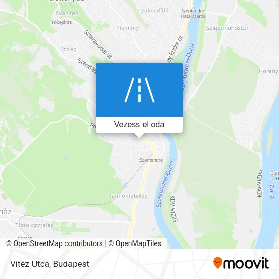 Vitéz Utca térkép