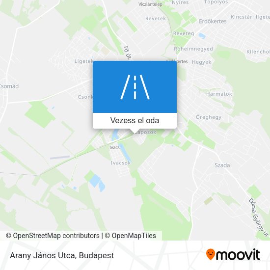 Arany János Utca térkép