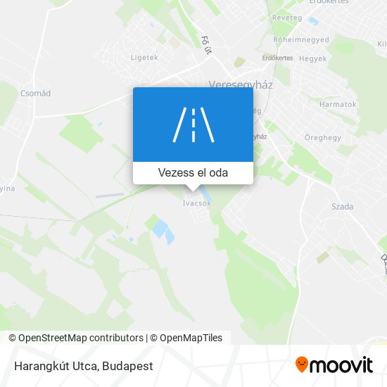 Harangkút Utca térkép