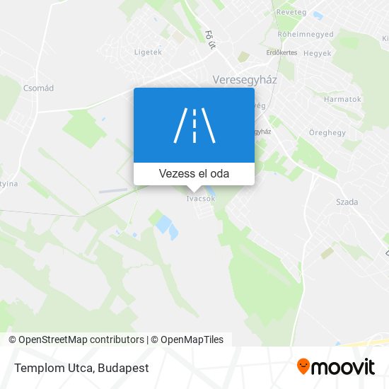 Templom Utca térkép