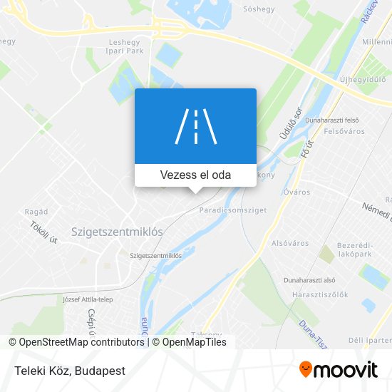 Teleki Köz térkép