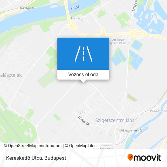 Kereskedő Utca térkép