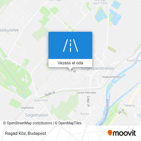Ragád Köz térkép