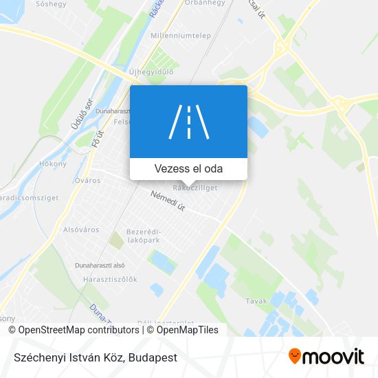 Széchenyi István Köz térkép