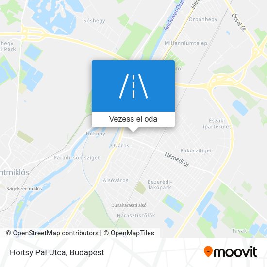 Hoitsy Pál Utca térkép