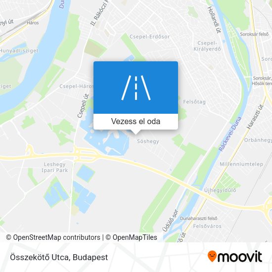 Összekötő Utca térkép