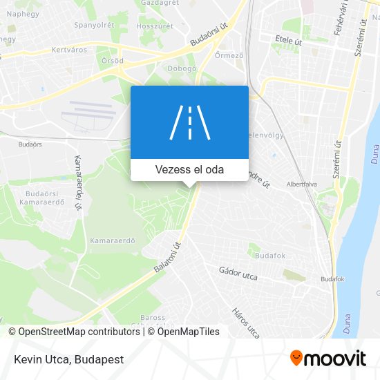Kevin Utca térkép