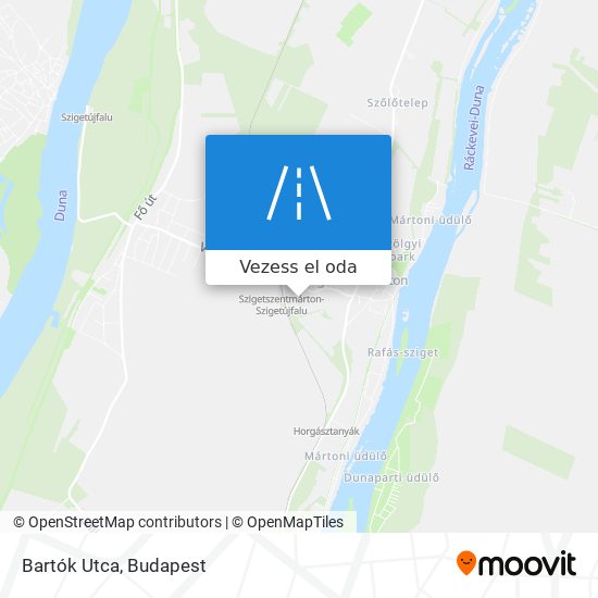 Bartók Utca térkép