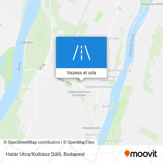 Határ Utca/Kolbász Dűlő térkép