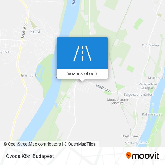 Óvoda Köz térkép