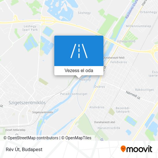Rév Út térkép