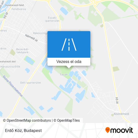 Erdő Köz térkép