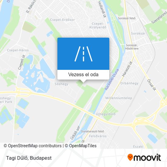 Tagi Dűlő térkép