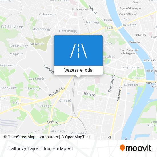 Thallóczy Lajos Utca térkép