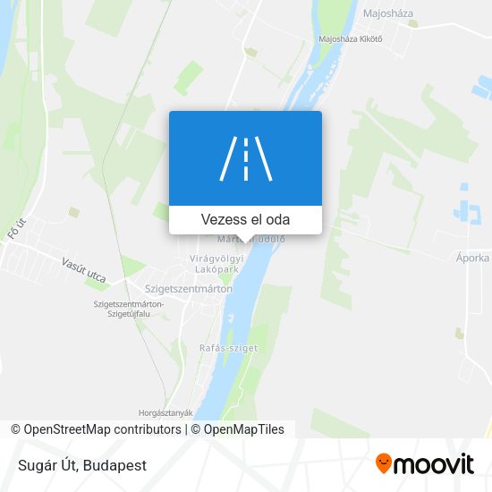 Sugár Út térkép