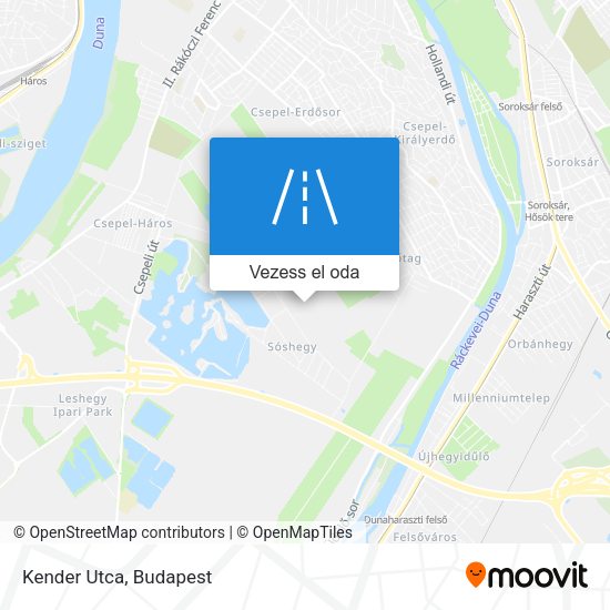 Kender Utca térkép